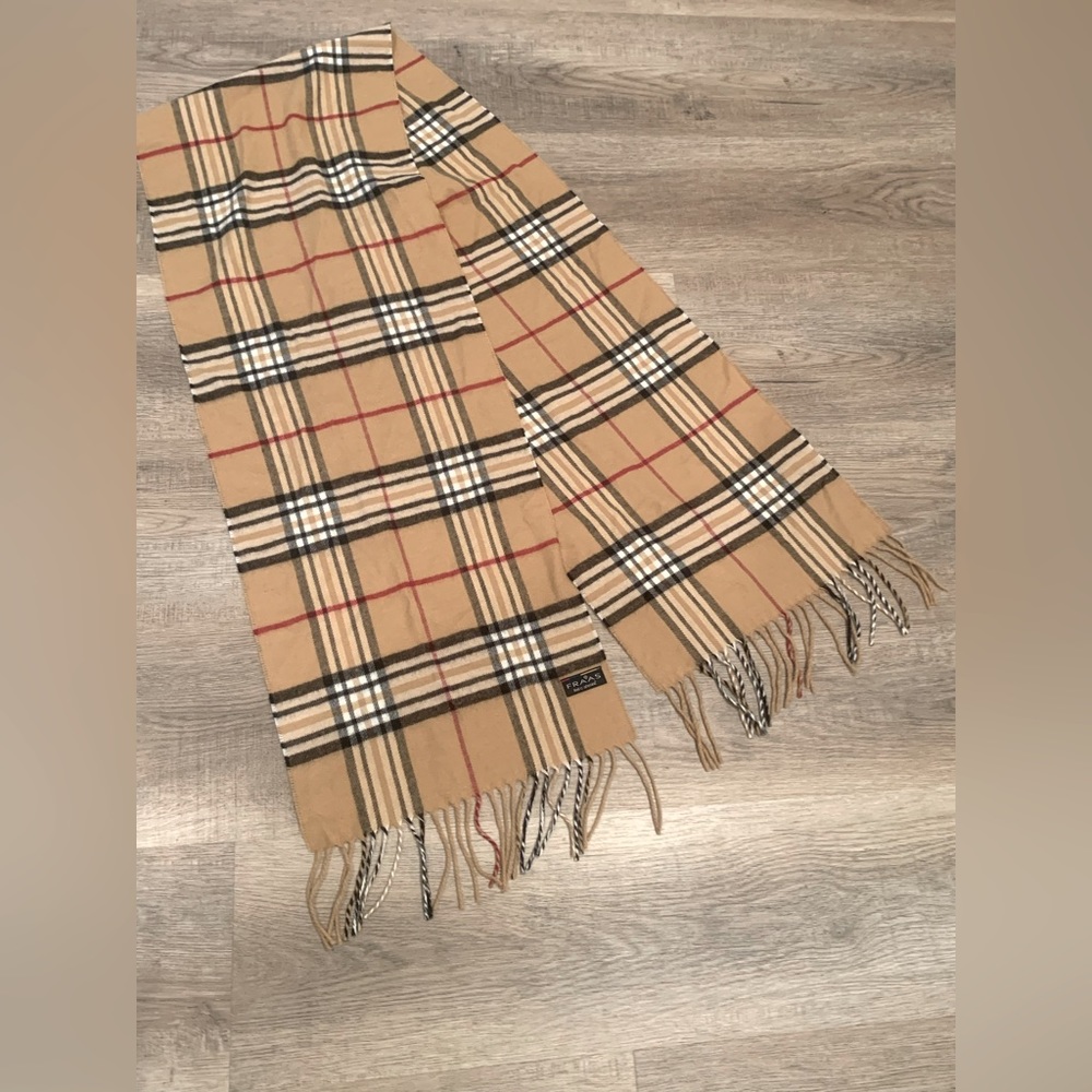 FRAAS Plaid trendy woven scarves made in Germany